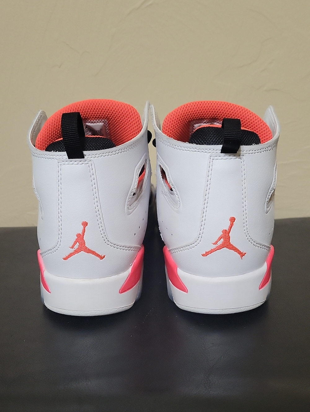 Air Jordan Flight Club 91 White Infrared Hi Top Basketball Sneakers - Picture 4 of 8